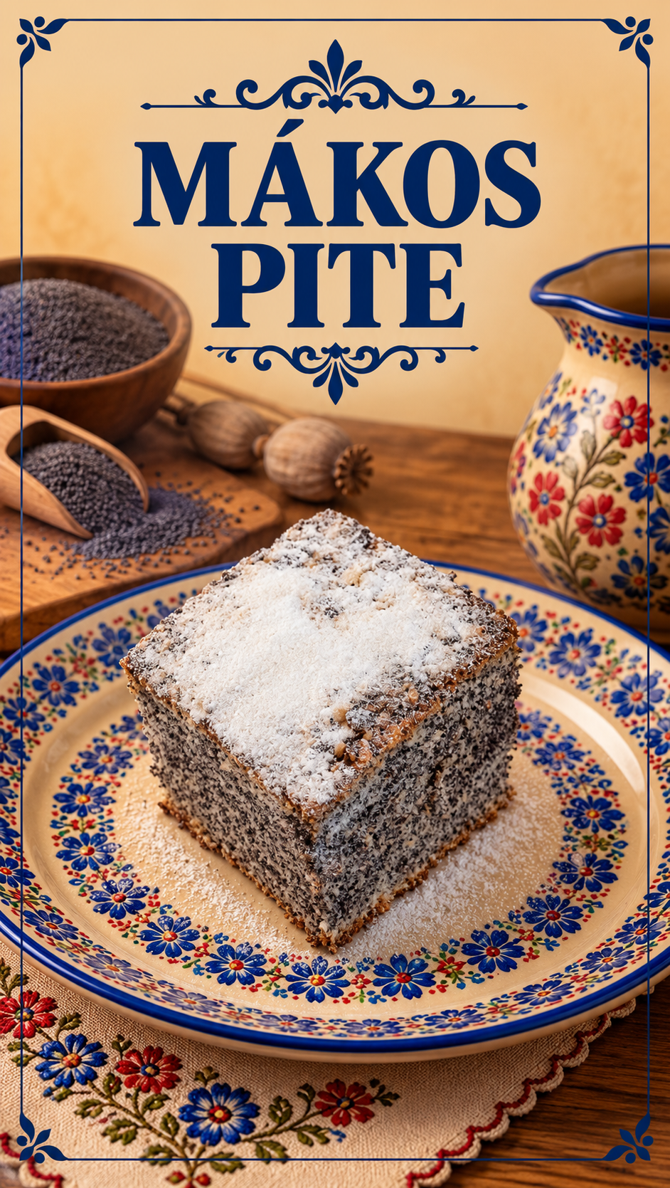 Mákos pite